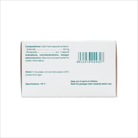 Thuốc TV.Sulpiride 50mg hỗ trợ  điều trị chứng rối loạn tâm thần phân liệt (Hộp 100 viên)