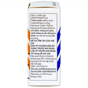 Thuốc nhỏ mắt Maxitrol điều trị viêm mắt (5ml)