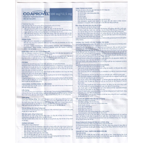 Thuốc Coaprovel 300mg/12.5mg Sanofi điều trị tăng huyết áp nguyên phát (2 vỉ x 14 viên)