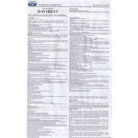 Thuốc Davibest 50mg hỗ trợ điều trị giảm triệu chứng của tất cả các dạng trầm cảm (Hộp 30 viên)