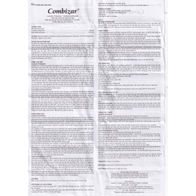 Thuốc Combizar 5/12,5 mg  điều trị cao huyết áp (3 vỉ x 10 viên)