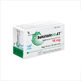 Thuốc Betahistin 16mg An Thiên điều trị chóng mặt (10 vỉ x 10 viên)