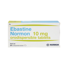 Thuốc Ebastine Normon 10mg điều trị viêm mũi dị ứng, mề đay vô căn (2 vỉ x 10 viên)