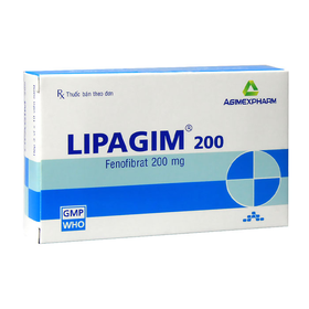 Thuốc Lipagim 200mg điều trị rối loạn mỡ máu (3 vỉ x 10 viên)