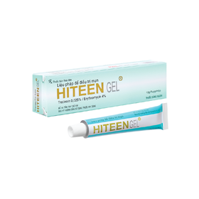 Gel bôi da Hiteen Phil điều trị mụn trứng cá dạng vi u nang hoặc kèm viêm, mụn trứng cá mủ sần (10g)