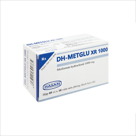 Thuốc DH-Metglu XR 1000 Hasan điều trị tiểu đường tuýp 2 (5 vỉ x 10 viên)