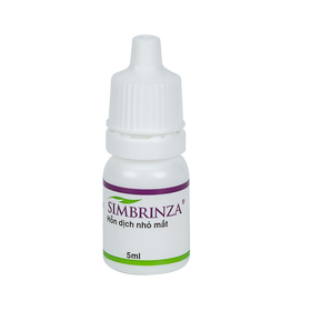 Hỗn dịch nhỏ mắt Simbrinza làm giảm áp lực nội nhãn (Chai 5ml)