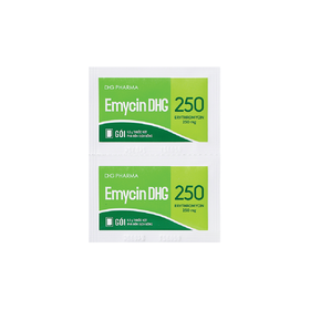 Bột Emycin DHG 250 điều trị nhiễm khuẩn (24 gói x 1.5g)