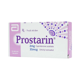 Thuốc Prostarin Abbott ngăn chặn biểu hiện cường androgen ở da (1 vỉ x 21 viên)