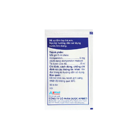 Thuốc Apidom Điều Trị Triệu Chứng Buồn Nôn, Nôn (Hộp 30 Gói X 5ml)