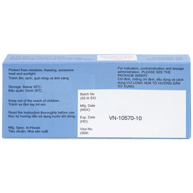 Thuốc Spiromide 20/50mg Searle giảm phù, lợi tiểu, hạ huyết áp (2 vỉ x 10 viên)