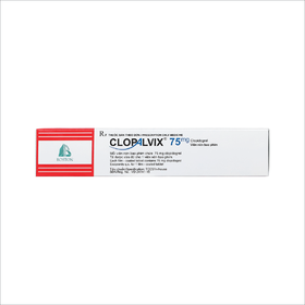 Thuốc Clopalvix 75mg Boston phòng ngừa xơ vữa động mạch, nhồi máu cơ tim (5 vỉ x 14 viên)