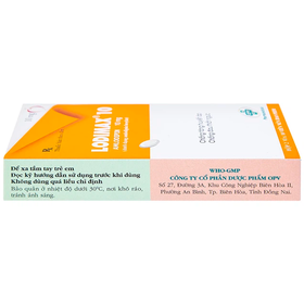 Thuốc Lodimax 10 OPV Pharma chống tăng huyết áp, đau thắt ngực (2 vỉ x 10 viên)