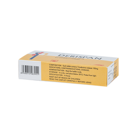 Thuốc Derispan 100mg Điều Trị Triệu Chứng Đau Do Rối Loạn Chức Năng Đường Tiêu Hoá Và Đường Mật (Hộp 4 Vỉ X 15 Viên)