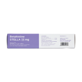 Thuốc Betahistine Stella 16mg điều trị hội chứng Meniere (5 vỉ x 10 viên)