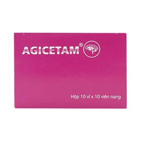 Thuốc Agicetam 400 Agimexpharm điều trị triệu chứng chóng mặt (10 vỉ x 10 viên)