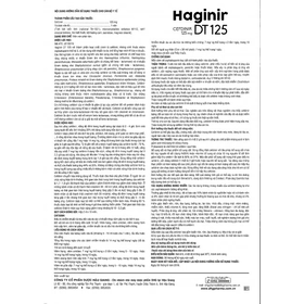 Thuốc Haginir DT 125mg điều trị nhiễm khuẩn (2 vỉ x 10 viên)