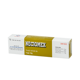 Thuốc mỡ Neciomex 10g điều trị các trường hợp nhiễm trùng ở da (Tuýp 10g)