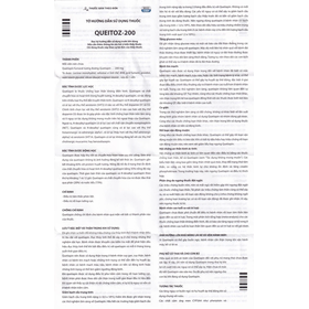 Thuốc Queitoz-200 Davipharm điều trị tâm thần phân liệt (4 vỉ x 7 viên)