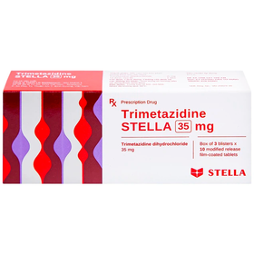 Thuốc Trimetazidine Stella 35mg điều trị đau thắt ngực ổn định (3 vỉ x 10 viên)