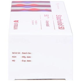 Thuốc Stadnolol 50 điều trị tăng huyết áp, đau thắt ngực mạn tính ổn định (10 vỉ x 10 viên)