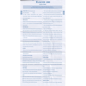 Thuốc Elacox 200 điều trị triệu chứng thoái hoá khớp, viêm khớp dạng thấp cấp hay mạn tính (10 vỉ x 10 viên)