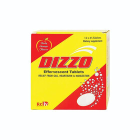 Viên Sủi Hỗ Trợ Tiêu Hóa Dizzo Effervescent Vị Cam 48 Viên