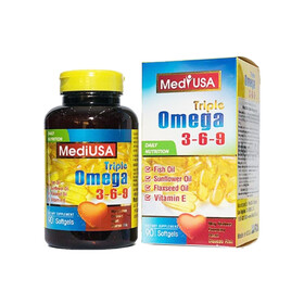 Viên Uống Bổ Não Sáng Mắt MediUSA Triple Omega 3-6-9