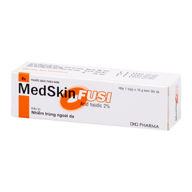 Kem bôi da MedSkin FUSI 2% DHG Pharma điều trị nhiễm trùng ngoài da (10g)
