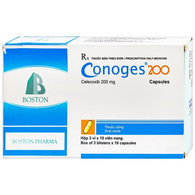 Thuốc Conoges 200mg hỗ trợ điều trị triệu chứng viêm xương khớp, viêm khớp dạng thấp (Hộp 30 viên)