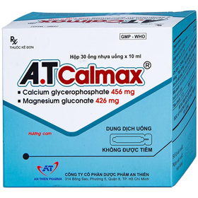 Dung dịch uống A.T Calmax 500 An Thiên bổ sung canxi (30 ống x 10ml)
