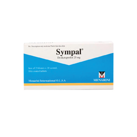Thuốc Sympal 25mg điều trị giảm đau, kháng viêm xương khớp (2 vỉ x 10 viên)