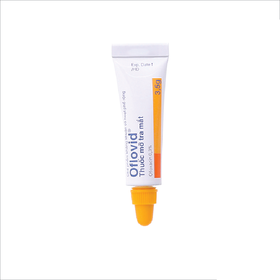 Thuốc mỡ tra mắt Oflovid ointment hỗ trợ điều trị viêm bờ mi, viêm túi lệ, lẹo (Tuýp 3.5g)