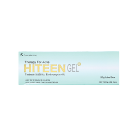 Gel bôi da Hiteen Phil điều trị mụn trứng cá dạng vi u nang hoặc kèm viêm, mụn trứng cá mủ sần (20g)