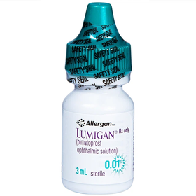Thuốc nhỏ mắt Lumigan 0.01% Allergan giảm tăng áp suất nội nhãn (3ml)