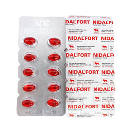 Thuốc Nidal Fort 75mg điều trị các cơn kịch phát thấp khớp viêm (3 vỉ x 10 viên)