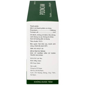 Thuốc Pidoncam 1200mg/5ml đều trị triệu chứng chóng mặt (Hộp 20 ống)