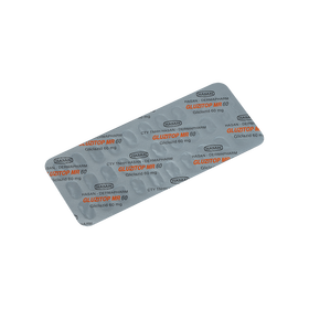 Thuốc Gluzitop MR 60 Hasan điều trị đái tháo đường tuýp 2 (2 vỉ x 30 viên)