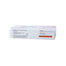 Thuốc Rizax 10mg điều trị bệnh mất trí nhớ mức độ nhẹ và vừa (3 vỉ x 10 viên)