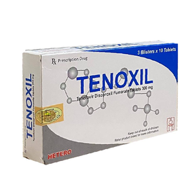 Thuốc Tenoxil 300mg điều trị viêm gan B mạn tính (3 vỉ x 10 viên)