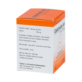Bột Crocin Kid 100mg Pymepharco điều trị viêm phổi, viêm xoang, viêm họng (25 gói)