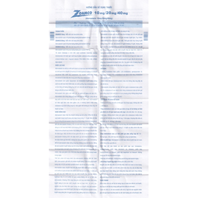 Thuốc Zoamco 40 Pymepharco điều trị rối loạn lipid máu (2 vỉ x 15 viên)