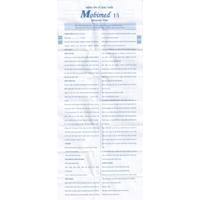 Thuốc Mobimed 15mg Pymepharco điều trị viêm khớp dạng thấp, viêm cột sống (2 vỉ x 10 viên)