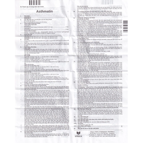 Viên nhai Asthmatin 4 Stella phòng và điều trị hen suyễn, giảm viêm mũi dị ứng (3 vỉ x 10 viên)