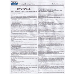 Thuốc Ryzonal Davipharm điều trị hội chứng đốt sống cổ, viêm quanh khớp vai (6 vỉ x 10 viên)