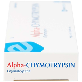 Thuốc Alpha-Chymotrypsin điều trị phù nề sau chấn thương, phẩu thuật, bỏng (2 vỉ x 10 viên)
