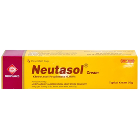 Thuốc bôi ngoài da Neutasol Cream 0.05% trị chàm, vảy nến, viêm da tuýp (30g)