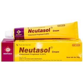 Thuốc bôi ngoài da Neutasol Cream 0.05% trị chàm, vảy nến, viêm da tuýp (30g)
