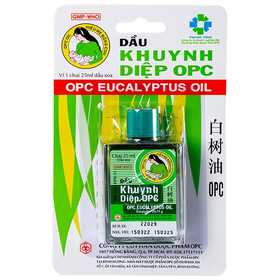 Dầu Khuynh Diệp hỗ trợ cảm cúm, sổ mũi, nghẹt mũi (25ml)