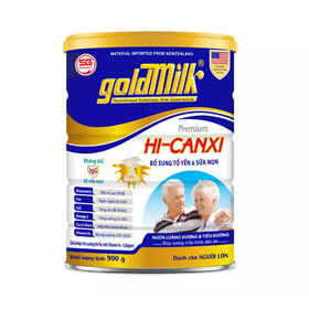 Sữa Bột Goldmilk Canxi dinh dưỡng ngừa loãng xương tiểu đường (900gr)